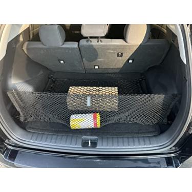 Imagem de Envelope + Rede de carga estilo porta-malas para Hyundai Tucson 2015-2021 - Acessórios para carro - Organizadores e armazenamento de porta-malas premium - Rede de carga para crossover - Organizador de