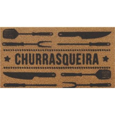 Imagem de Tapete Super Print Vinil 40x75cm Churrasqueira - 01visupch - Kapazi Tapete Vinil Super Print 40x75cm Churras