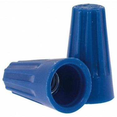 Imagem de 100 x conector de torção emenda fios cabos azul 0,8 - 3,9mm