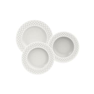 Imagem de Jogo de Pratos Tramontina Ingrid em Porcelana 12 Peças