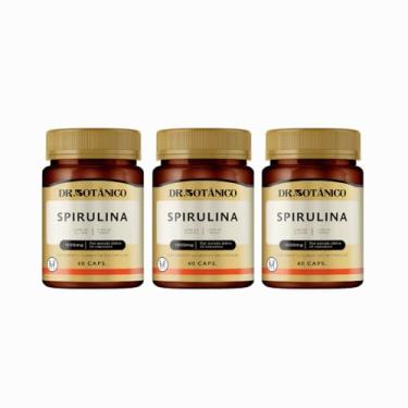 Imagem de SPIRULINA DR. BOTANICO 60 Cápsulas Kit 3 Unidades