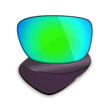 Imagem de Mryok Lentes de reposição UV400 para óculos de sol Oakley Drop Point OO9367, HD Polarized, proteção UV, resistente a impactos e ajuste perfeito - Verde esmeralda
