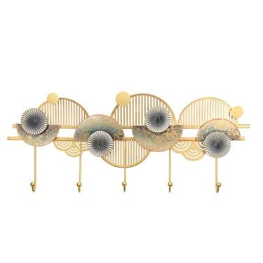 Imagem de Cabide para cabide chinês moderno leve luxuoso gancho de parede de metal para casa, restaurante, loja, cafeteria pendurar roupas chapéu toalha ()