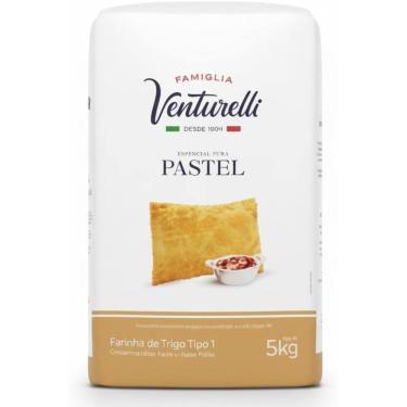 Imagem de Farinha de Trigo Famiglia Venturelli para Pastel, 5 kg, Moinho Globo