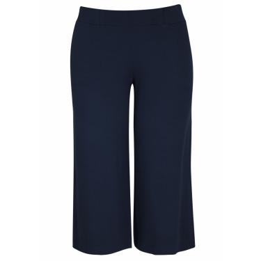 Imagem de Calça Pau a Pique Pantacourt Básica Azul Marinho