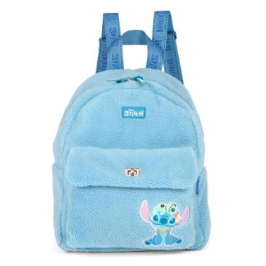 Imagem de Mochila Infantil Stitch Luxcel BS76024SC, UNICO, Azul