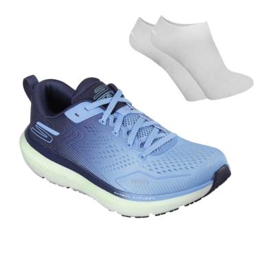 Imagem de Kit Tênis Skechers Go Run Ride 11 Masculino + Meia