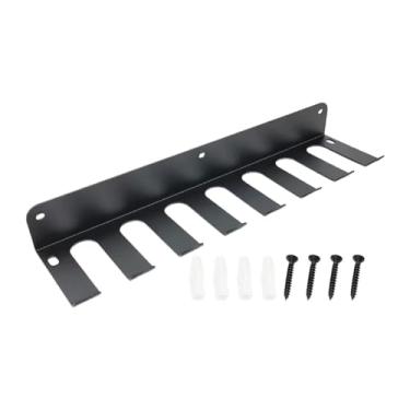 Imagem de Colaxi Organizador de tacos de beisebol de parede multifuncional para quartos ou abrigos profissionais de 16,1 x 4,7 x 1,7 polegadas, acomoda 14 tacos