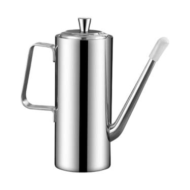 Imagem de Baoblaze Garrafa dispensadora de azeite de oliva à prova de vazamentos, durabilidade, fácil de limpar, acessório eficiente, tampa de encaixe firme, ergonômico, Cabo de aço, 700ml