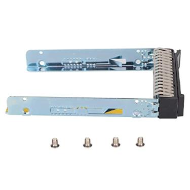 Imagem de Cryfokt Bandeja de Disco Rígido Estável Metal Sassita Transportadora para Sr650 Sr550 Sr570 Hr630x Hr650s 2.5in Sff Prata Preto para Segurança de Dados