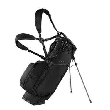 Imagem de Sun Mountain Bolsa de golfe masculina Eclipse 4.5 LS Leve VLO Stand Top de 14 vias - 11 bolsos, sistema de alça dupla X Fit, base de compressão compatível com carrinho elétrico e push, modelo 2026