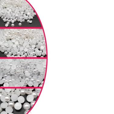 Imagem de Meia Pérola 4.500 Unidades 3mm 4mm 6mm 8mm para Artesanato DIY Decoração e Personalização