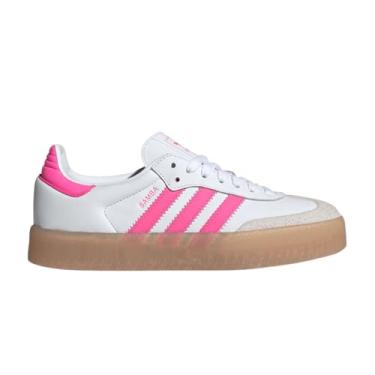 Imagem de adidas Tênis masculino Courtset, Branco nuvem/branco fora/rosa lúcido, 35 BR