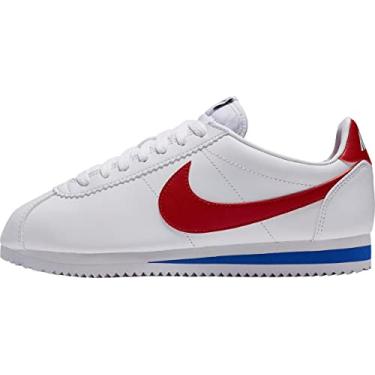 Imagem de Nike Tênis Cortez GS para meninos e meninas, Branco Branco Varsity Red Varsity Royal 103, 36