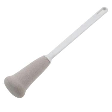 Imagem de Escova de garrafa escova de esponja de cozinha doméstica cabo longo ferramenta de limpeza de copo de vidro (cinza)