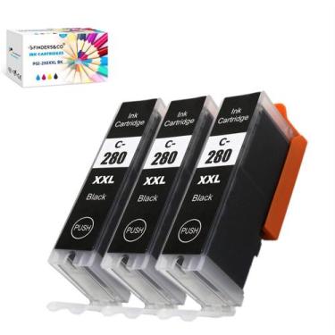 Imagem de Tanque de tinta F FINDERS&CO PGI-280XXL PGBK Preto Canon PIXMA