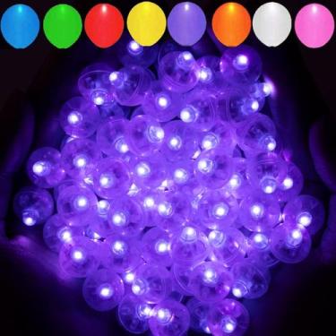 Imagem de Luz de balão LED Aogist Purple Waterproof 200 unidades
