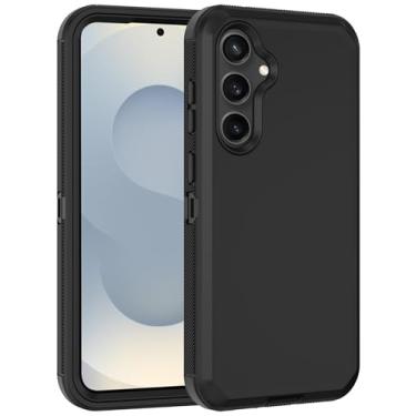 Imagem de Aimoll-88 Capa para Samsung Galaxy S25 Plus, capa para Galaxy S24 Plus, com protetor de tela resistente, capa protetora de celular robusta à prova de choque para Galaxy S25+ Plus (preto)