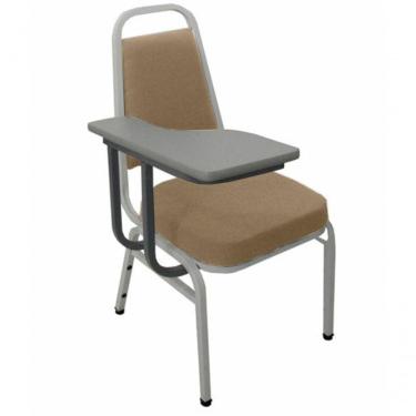 Imagem de Cadeira Universitária Empilhável Linha Hotel Plus Bege