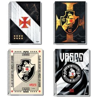 Imagem de Caderno Universitario 1M 80Fls Vasco Da Gama - Credeal