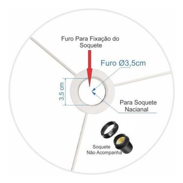 Imagem de Cúpula Abajur E Luminária Cilíndrica Vivare Cp-7015 ø35x25cm - Bocal Nacional Verde-limão