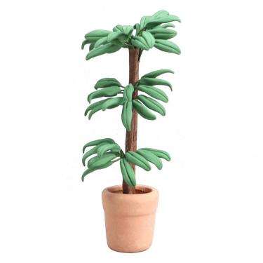 Imagem de Casa de bonecas em miniatura Money Tree Brazilian Wood escala 1:12