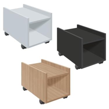 Imagem de Suporte De Gabinete Computador Cpu Com Rodas Em Mdf(Suporte 3,Hanover)