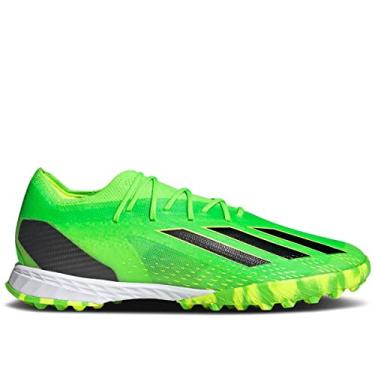 Imagem de adidas Tênis de futebol masculino Speedportal.2 Firm Ground, Verde solar/preto/amarelo solar, 41