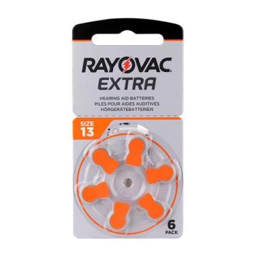 Imagem de Pilhas Aparelho Auditivo A13 / PR48 com 06 Unidades - Rayovac