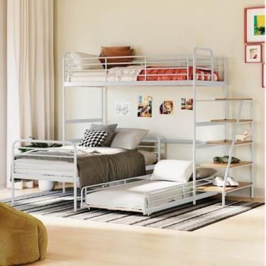 Imagem de Treliche com Escada Lateral em Ferro Aço Carbono Tubular Teko Casatema