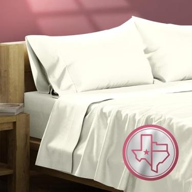 Imagem de THREAD SPREAD Jogo de cama solteiro 100% algodão egípcio GG - Jogo de cama solteiro GG de algodão egípcio 800 peças de 3 peças 800 fios (branco), macio, resfriamento, bolso profundo de 40,6 cm, lençol