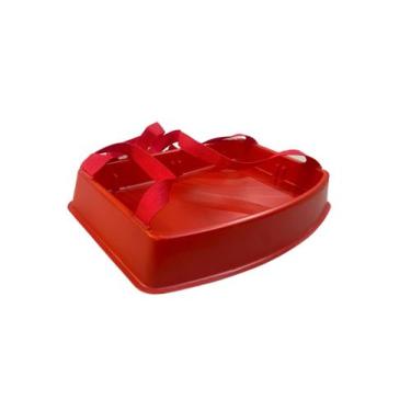 Imagem de Bandeja Degustação Pequena Vermelha - Balcão E Bandeja