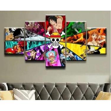 Imagem de Quadro One Piece 5 Peças Mosaico - Premium Decoraçoes