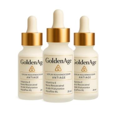 Imagem de Kit GoldenAge Sérum Facial Cuidado Diário Com Textura Leve E Conforto Na Pele – 3 Frascos