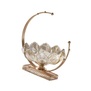 Imagem de Ｂｅｓｇａ Tigela de frutas suporte de doces cesta de vegetais cesta de frutas de vidro lanche prato de armazenamento para mesa peça central graduação