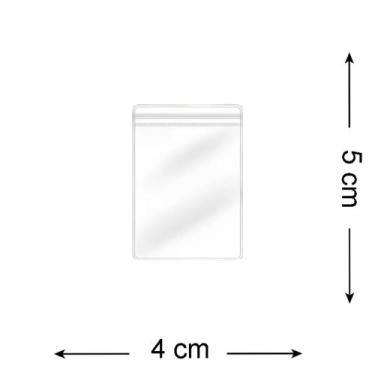 Imagem de 10 Saquinhos Zip Lock Transparente Pvc para Joias - Rei Dos Estojos, 4