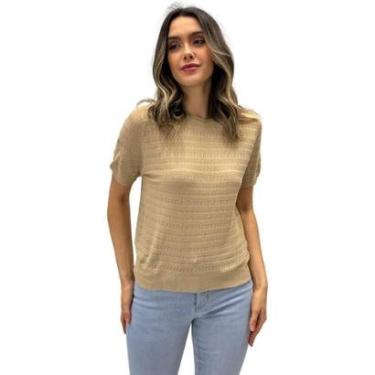 Imagem de Blusa Facinelli Tricot Manga Curta Feminina-Feminino