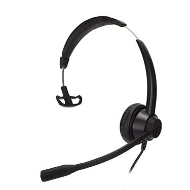 Imagem de SUNGOOYUE Fone de Ouvido Profissional para Telefone único H390, ABS Preto, Conector de 2,5 Mm, Microfone Redutor de Ruído, Compatível Com Telefones Fixos e VOIP, para Call Centers e Uso Em Escritório