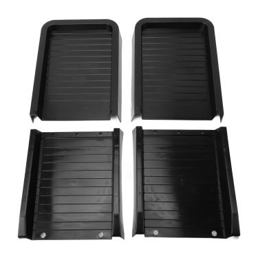 Imagem de YOUTHINK Gutter Guard 2PCS Downspout Extensions Heavy Duty PP Plástico Design Com Nervuras para Drenagem de água da Chuva Extensor Fixável de 16 Polegadas Com Pregos para Calhas