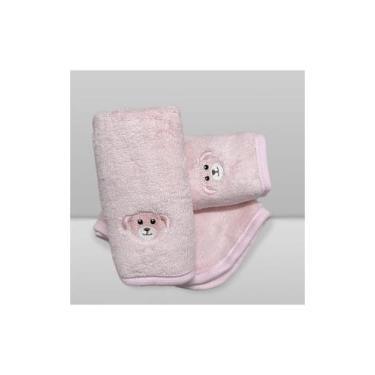 Imagem de Kit Paninho de Boca Laço Bebê Babitas Bordado - LACO BEBE, CAO ROSA, 2