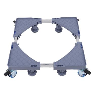 Imagem de Garosa Base Móvel para Suporte de Geladeira Base de Rolo Ajustável para Serviço Pesado para Lavadora e Secadora de Geladeira 41-64cm Capacidade de 180KG Com Rodas Giratórias de 360 ​​graus