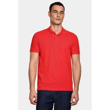 Imagem de Polo Aramis Piquet Manga Curta Algodão Vermelho Cereja-Masculino