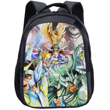Imagem de Mochila Saints Seiyas Anime School para crianças 30x13x40cm
