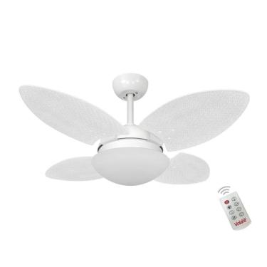 Imagem de Ventilador Volare Mini P Palmae Branco 127v Controle Remoto