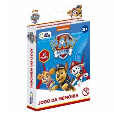 Imagem de Jogo da Memória Interativo Patrulha Canina +3 Infantil 26 Pares Pais e