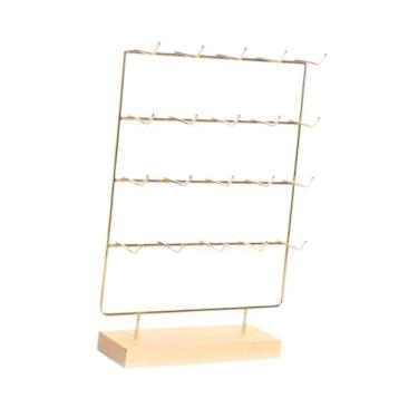 Imagem de Colaxi Expositor de Joias com 4 Níveis para Colares, Brincos, Chaveiros, Pulseiras e Pingentes - Ideal para Mesa