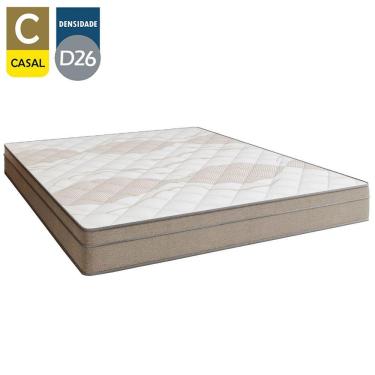 Imagem de Cama Box Baú Casal Bipartido Suede + Colchão De Molas Ensacadas Portobel Ipanema - 138x188x66cm Preto