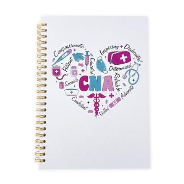 Imagem de Midrean Nursing School Student Medical Journal Assistant Gifts Spiral Nurse Notebook Notepad Planner, Ruled Paper, 5.5"X8.3" 80 (F)