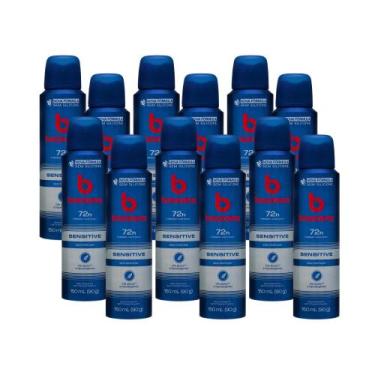 Imagem de Kit com 12 Desodorantes Antitranspirante Bozzano Sem Perfume