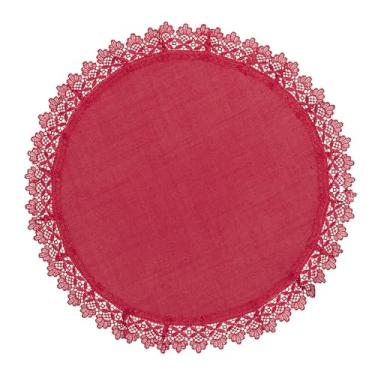 Imagem de Lugar Americano 45Cm Poli Bambu E Acabamento Renda Guipir Rafimex